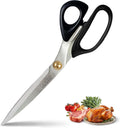 3T Stainless Blade Kitchen Scissors - 10.23in x 1Pack | Korean Barbecue Kalbi Rib Chicken Meat Cutting | Sharp Heavy