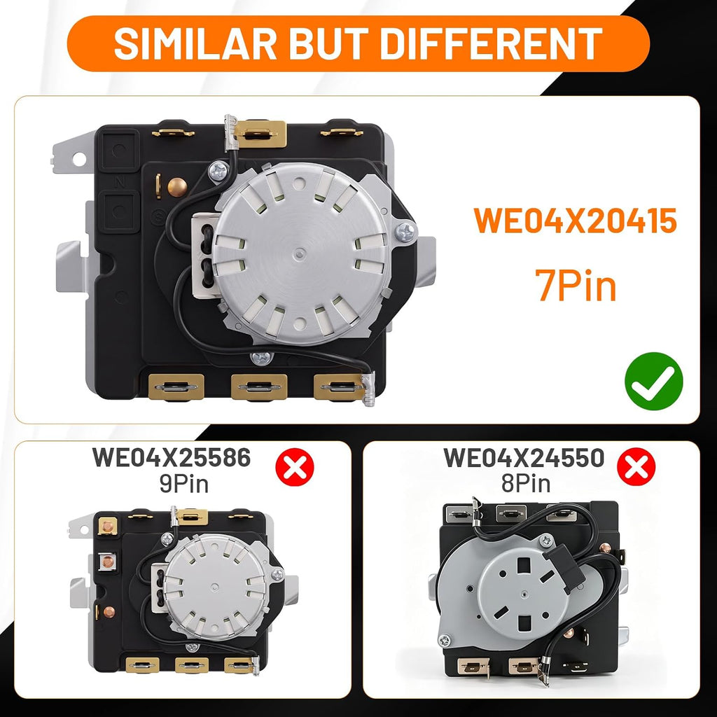 HTDX100GM8WW DBXR463GG8WW DHDSR46GG1WW Fits for GE Dryer Timer Replacement