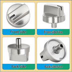 WB03X29354 Compatible with GE Profile Stove Knobs Replacements, Fits Models PGP7036SL1SS PGP7030SL1SS PGP9036SL2SS