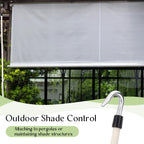 1 Pack Skylight Opener Pole Universal Shade Crank Wand, Beige