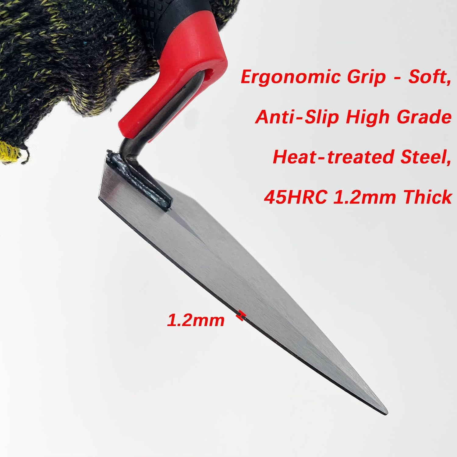 Masonry Hand Tool Set, Concrete Tools Set | Brick Trowel, Pointing Trowel, Margin Trowel, Pointing Trowel for