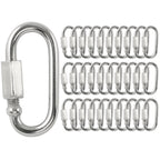 M3.5 Stainless Steel Quick Link Chain Connector - 170lb Capacity - 30pcs