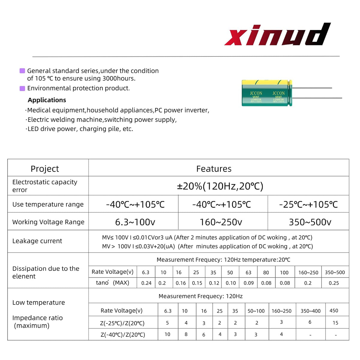20-Pack 25V 47uF Premium Quality Low ESR Electrolytic Capacitors 5x11mm (0.20x0.43in), 25Volt 47MFD High-Frequency Caps with Superior Performance