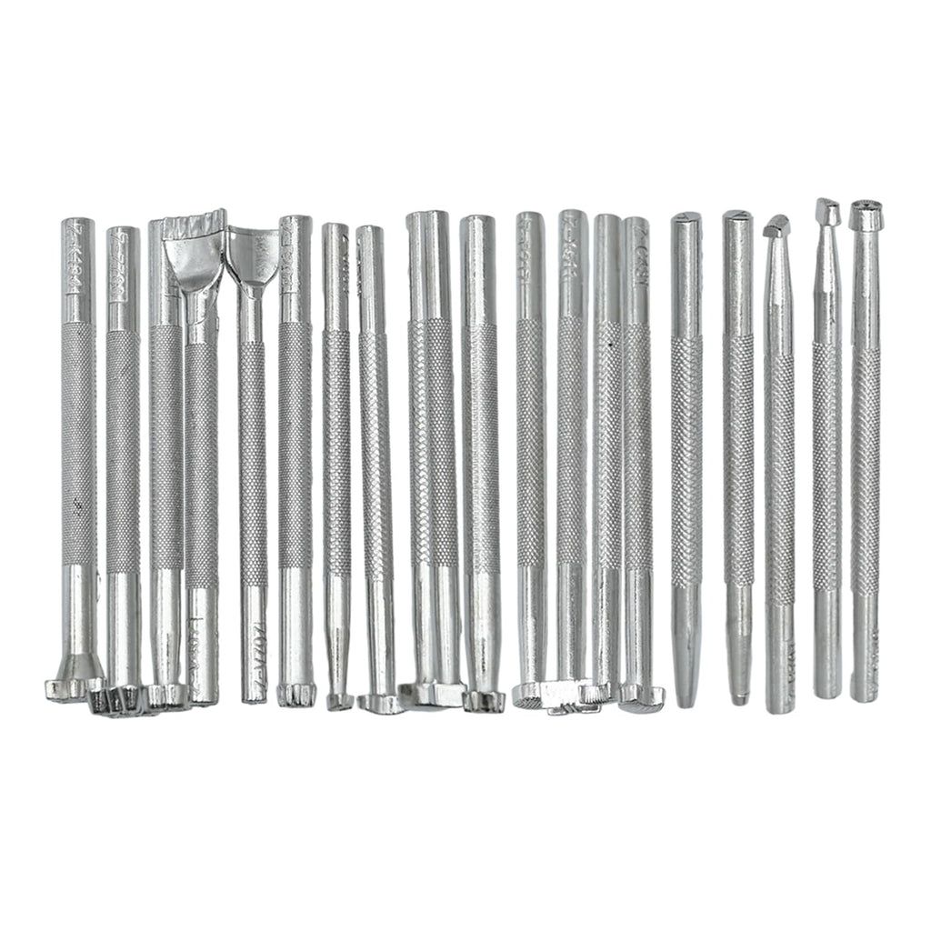 20 Pcs Leather Stamping Tools Special Shape Different Patterns for Carving Craft Leather Working Professional