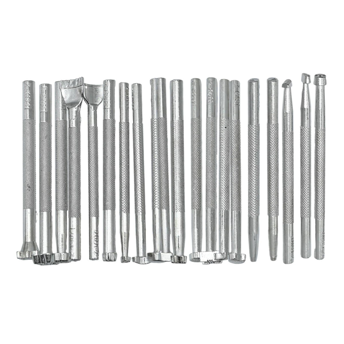 20 Pcs Leather Stamping Tools Special Shape Different Patterns for Carving Craft Leather Working Professional