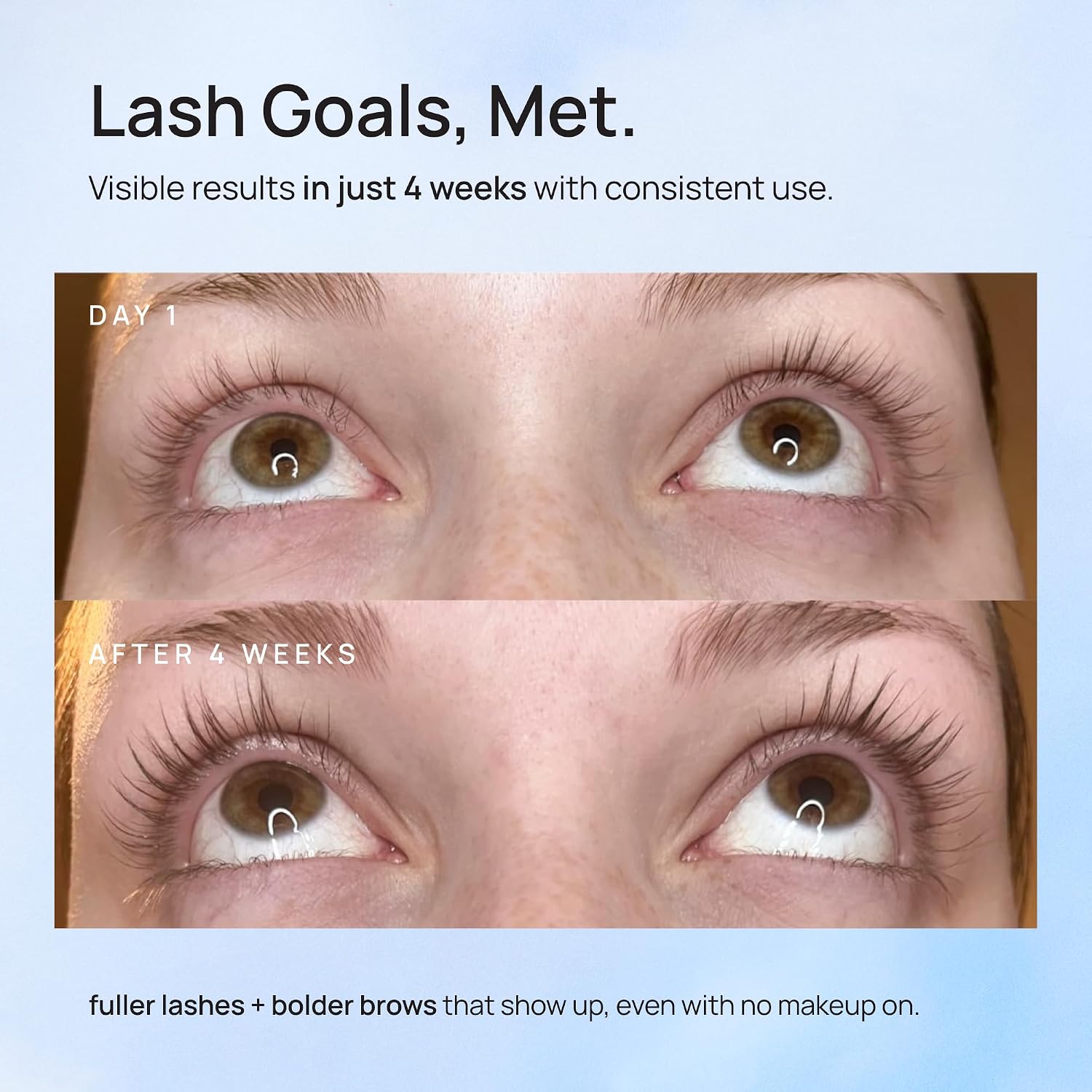 Advanced Eyelash Serum for Thicker, Longer Eyelashes and Eyebrows - Grow Luscious Lashes with Brow Enhancer (3mL)
