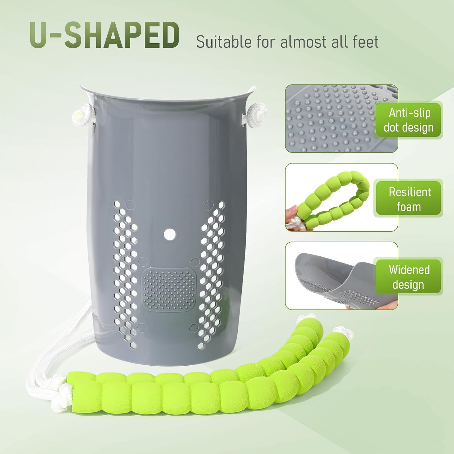 Sock Aids for Putting On Socks | No Bending Flexible Wide Feet Sockaid Assistant Device for Seniors/Disabled |