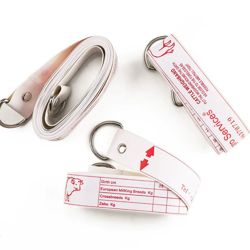 Livestock Weight Tape 2 Pack with Girth-to-Weight Reference Scale