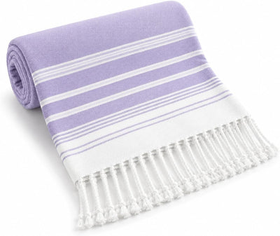 Turkish Beach Towel Oversized，35x71 Inch | Quick Dry, Sand-Free, Highly Absorbent, Vacation Essentials, Lightweight