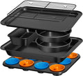 Nonstick Baking Pans Set, 19 PCS Stackable Bakeware Sets, Oven Pan Set Includes Baking Tray, Cookie Sheet, Cake Pans