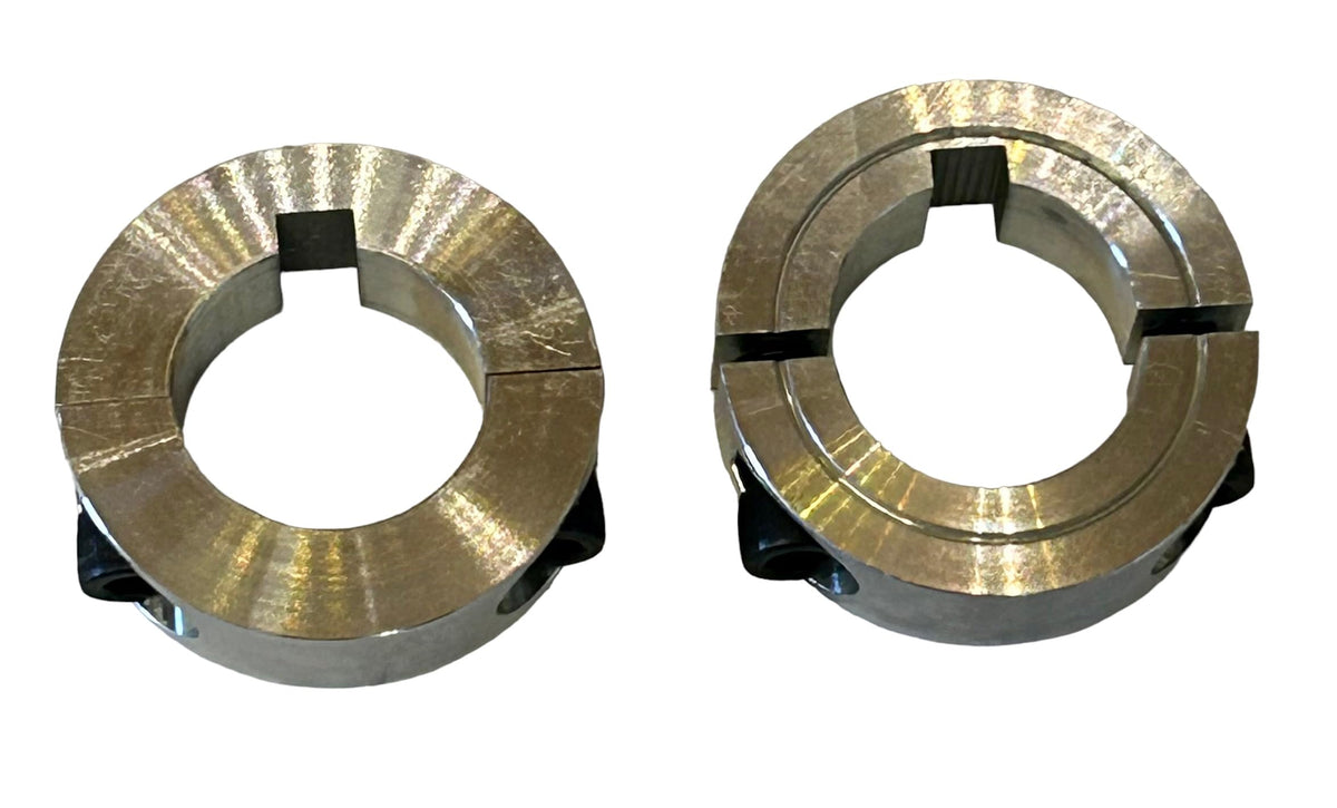 Axle Collar 1 Inch Bore, split and Keyed.(2 Pack)