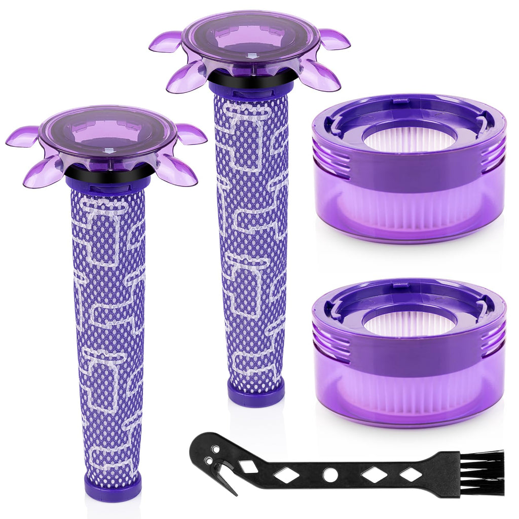 Upgraded V8 Vacuum Filter Replacement Kit for Dyson SV25 V7 SV37