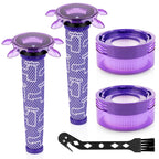 Upgraded V8 Vacuum Filter Replacement Kit for Dyson SV25 V7 SV37