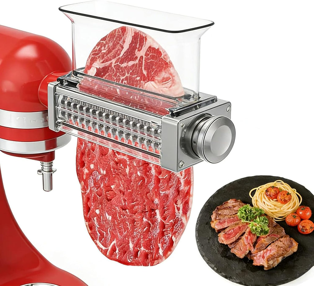 3-Adjust Stainless Steel Meat Tenderizer Attachment for KitchenAid Mixer