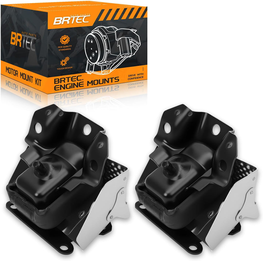 2PCS Front Engine Motor Mounts Set for Chevy Silverado GMC Sierra