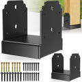 4x4 Post Base, Concealed Fastener Concrete Post Anchor,Elevated Post Base
