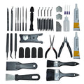 3D Printer Tools Kit Deburring Tool & 3D Printer Accessories | Deburring Tool, Scraper, Files, Brush, Drill