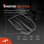 A-Premium Lower Engine Oil Pan Sump with Drain Plug