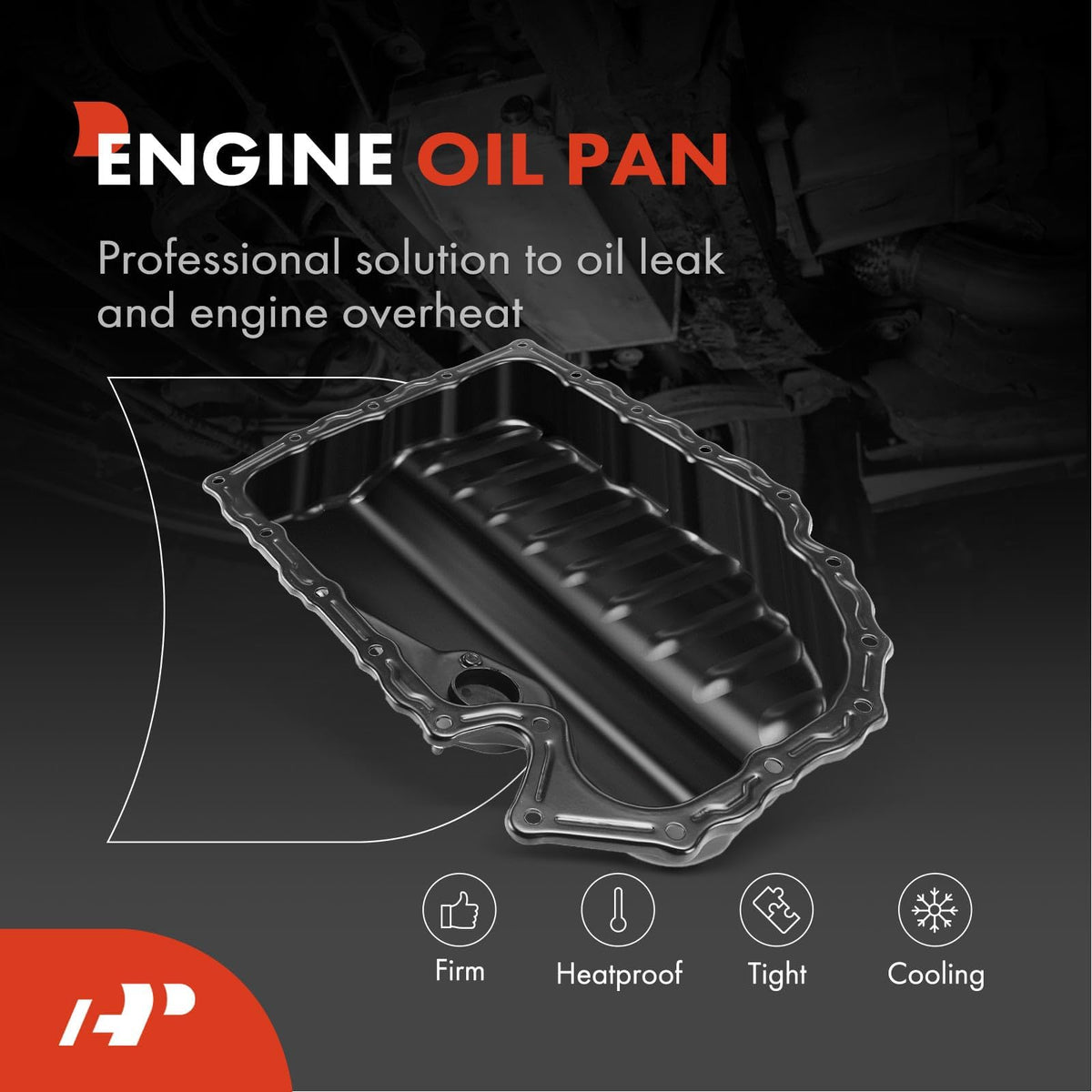 A-Premium Lower Engine Oil Pan Sump with Drain Plug