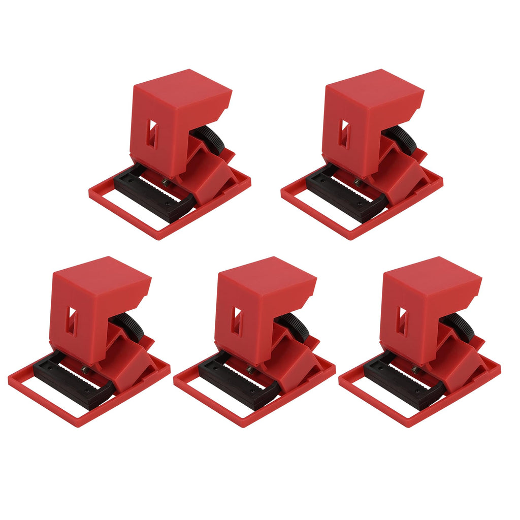 HiLKCO 5 Pack Circuit Breaker Lockout Device,Multi-Pole Breaker Lock,Large