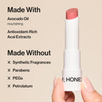 Moisturizing Vegan Tinted Lip Balm, Antioxidant-Rich, Melon