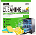 Dishwasher Cleaner and Deodorizer Tablets, Dishwasher Cleaning Tablets 24 Pack - Helps Remove Limescale & Odor