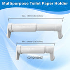 Toilet Paper Holder Extender, Fit Double Rolls,Triple Rolls and Mega Rolls