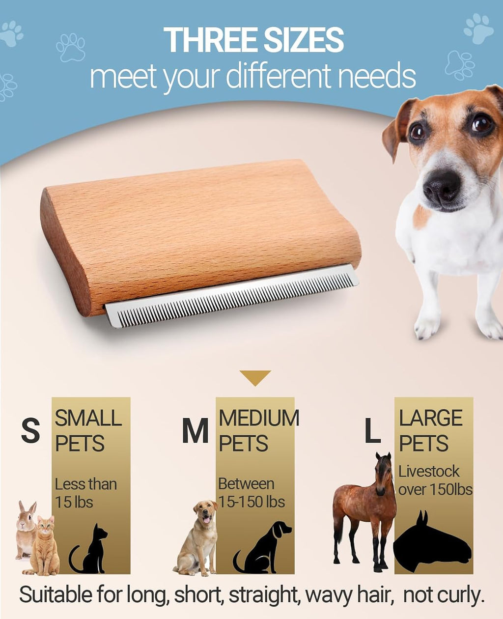 Dog Brush for Shedding | Pet pro Grooming Tool, Cat Grooming Supplies, Deshedding Dog Brush | Combs for Daily
