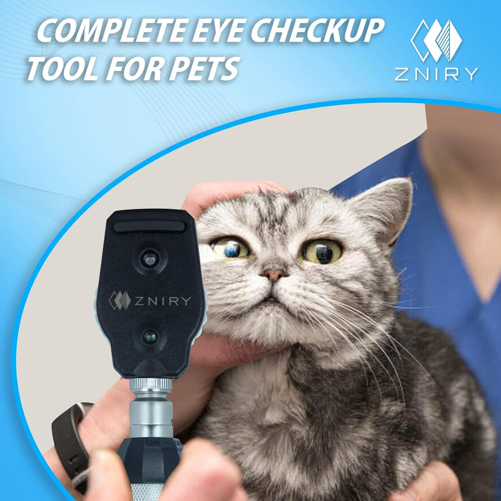 Veterinary Otoscope & Ophthalmoscope Diagnostic Set for Dogs, Cats & Small Animals | Veterinary Ear & Eye Examination