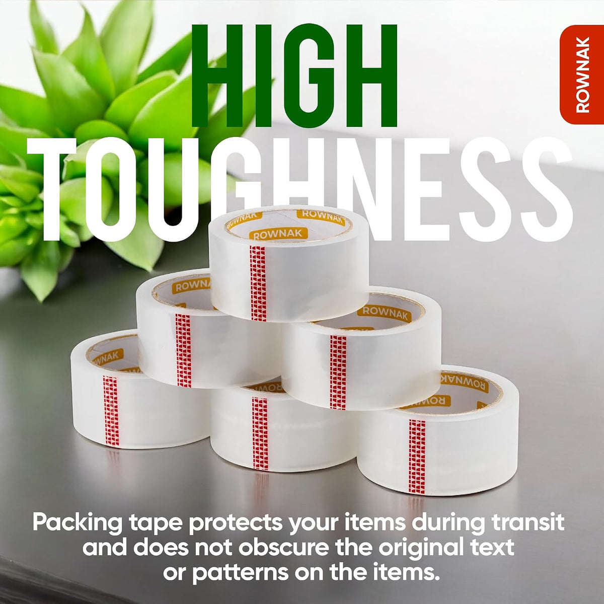 Clear Packing Tape 24 Rolls - Heavy Duty Packaging Tape 2.0mil Thick, 2.0 in. Wide x 60 Yards - Strong Adhesive