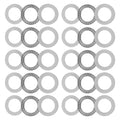 uxcell 10pcs TC1625 Thrust Needle Roller Bearings with Washers 1" Bore