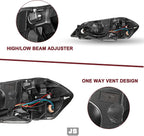 JSBOYAT Headlight Assembly Fit for 2006-2013 Chevy Impala
