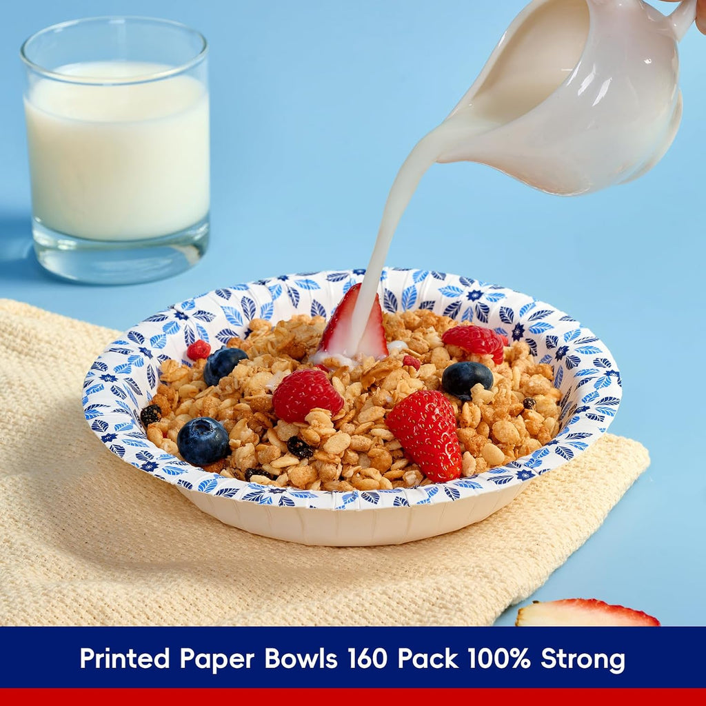 160 Count Paper Bowls 20 oz