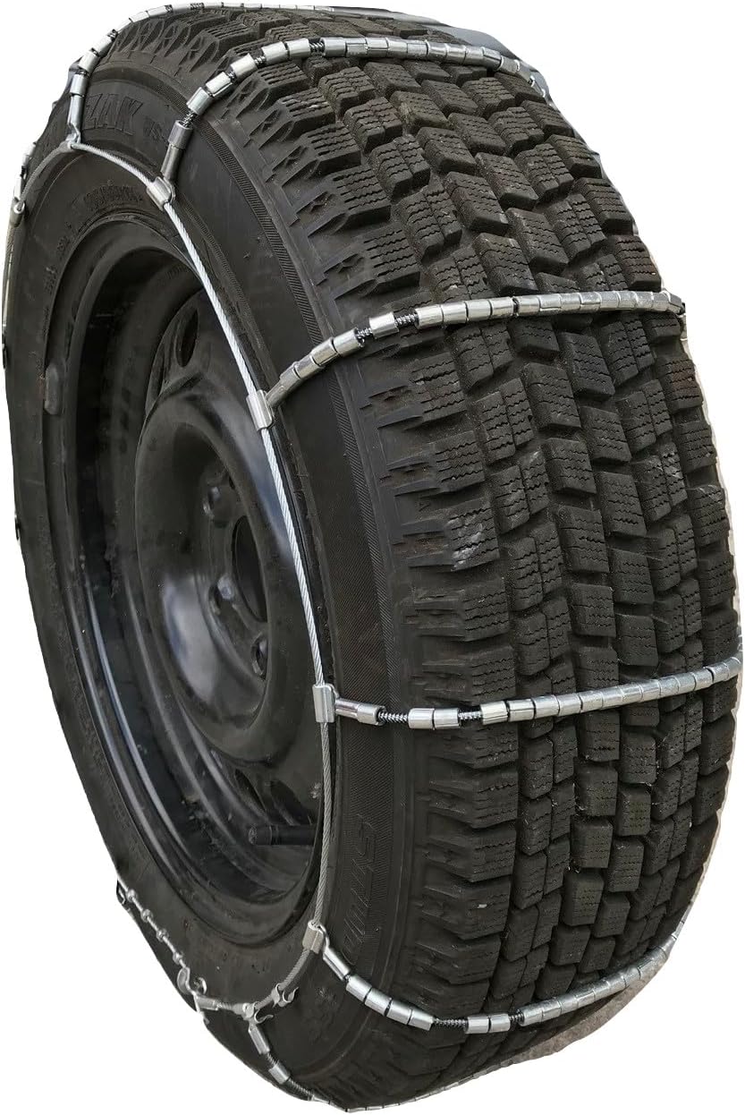 P215/70R15, 215/70-15 Cable Tire Chains, priced per pair.