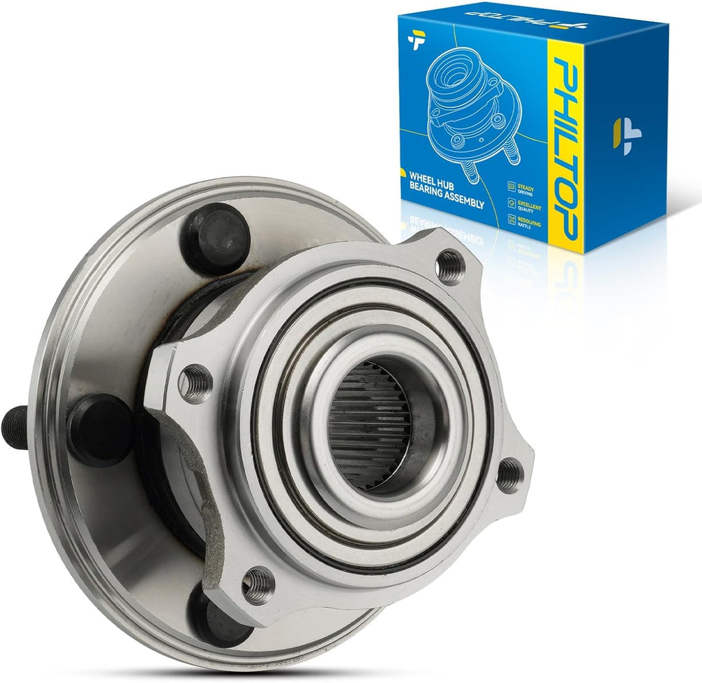PHILTOP 512555 x1 Rear Wheel Bearing Hub Assembly for Dodge Charger