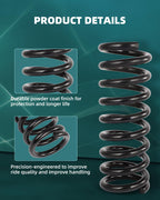AUTOMUTO 2X Front Suspension Coil Spring Set for 2002-05 for Dodge Ram 1500
