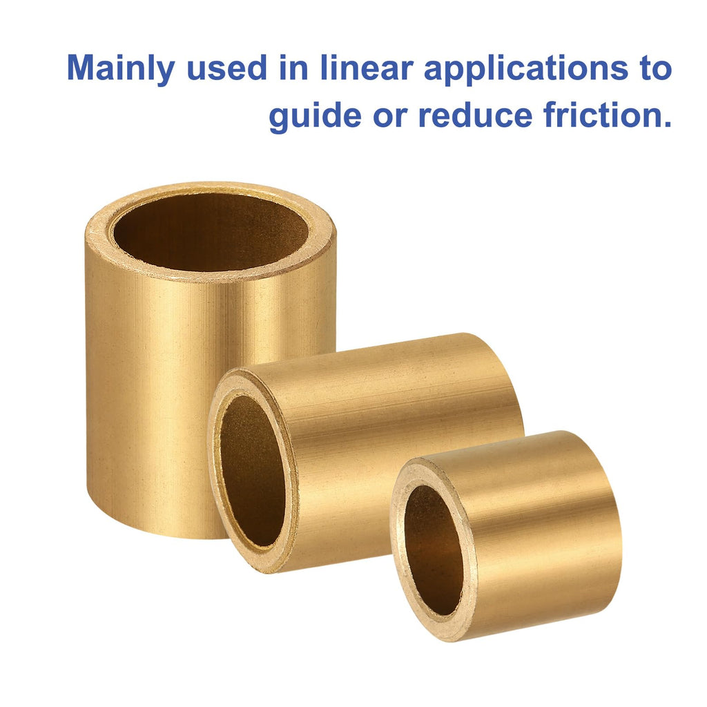 uxcell 2 Pcs Sleeve Bearings, 16mm Bore x 22mm OD x 18mm Length