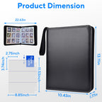 Portable 9-Pocket Trading Card Binder, Holds 720 Cards