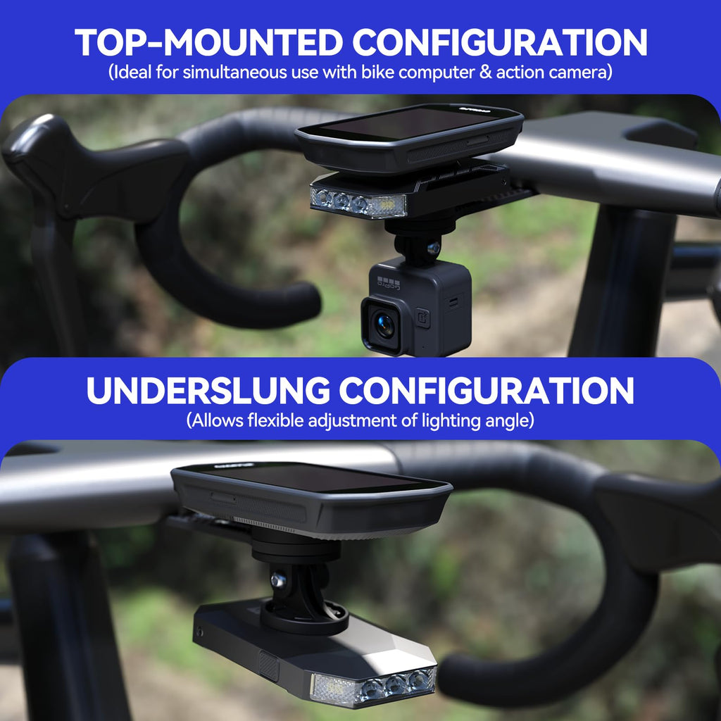 Bicycle Headlight, 4000mAh USB Charging, IPX6 Waterproof, 4 Modes Settings