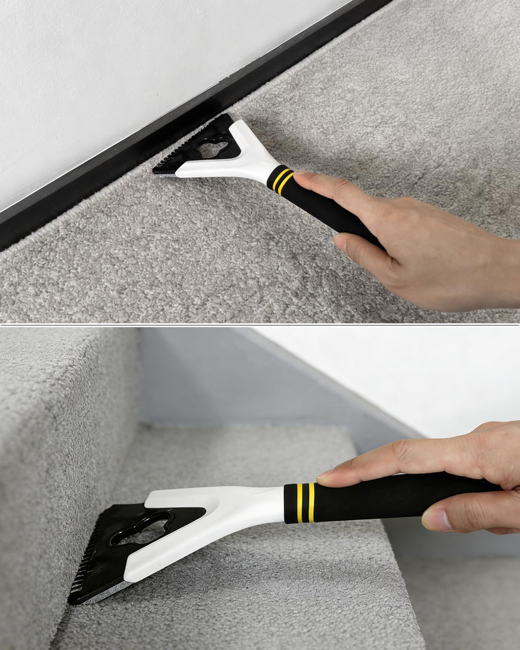 Carpet Knee Kicker Tool Kit with Carpet Tucker, Stretcher Tools for Carpet Stretching and Tucking with Anti-slip
