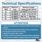 Nurfosttek S8145-20 Commercial Defrost Timer for Refrigeration Systems