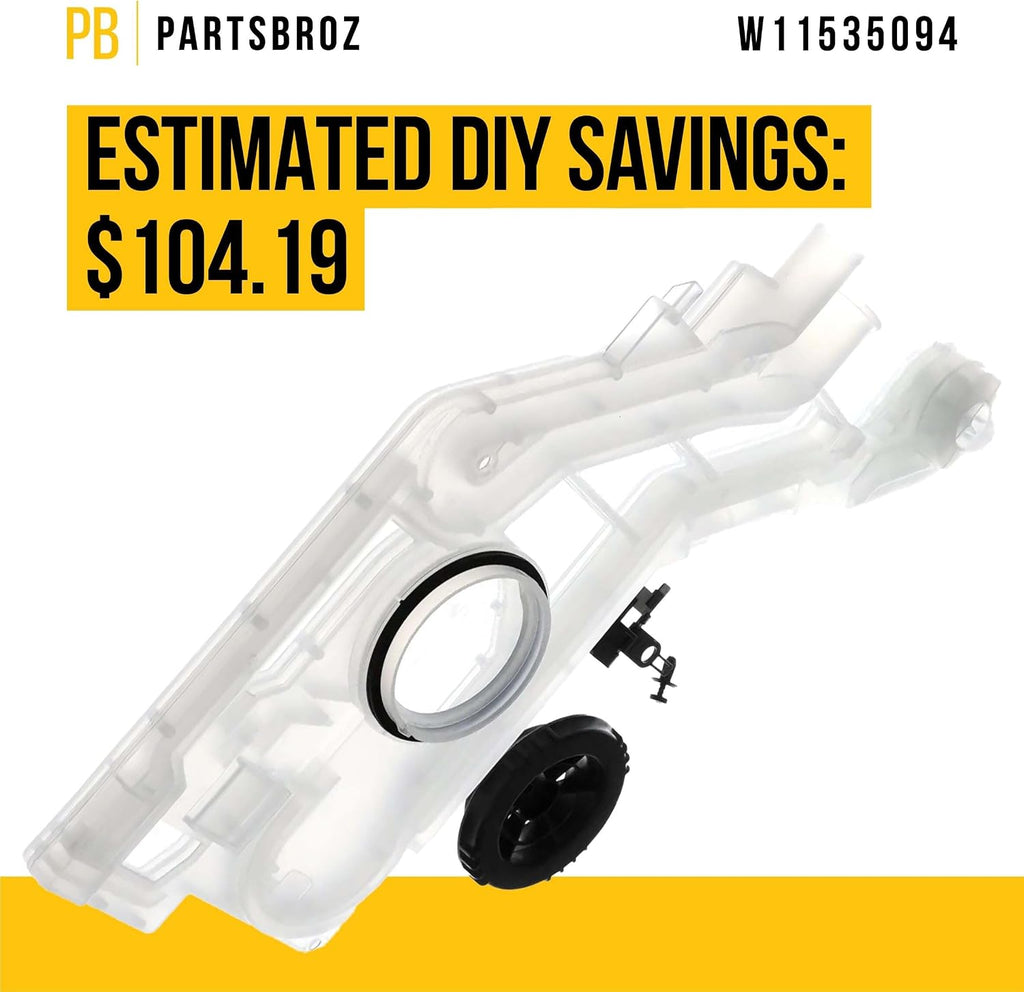 Dishwasher Water Inlet Assembly for KitchenAid KDTE204KBS1