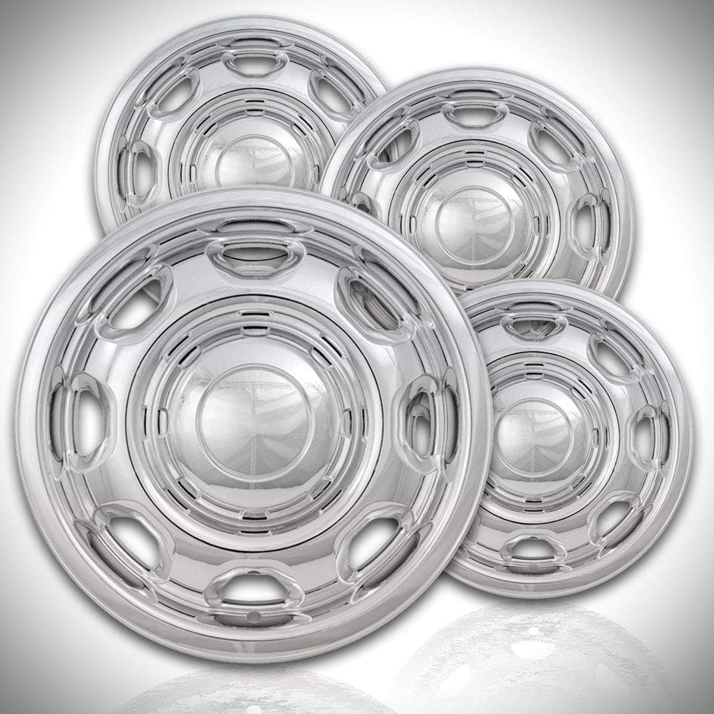 17" Chrome Wheel Skin Kit fits Ford F-150 2010-2026 - ABS 4 Pack