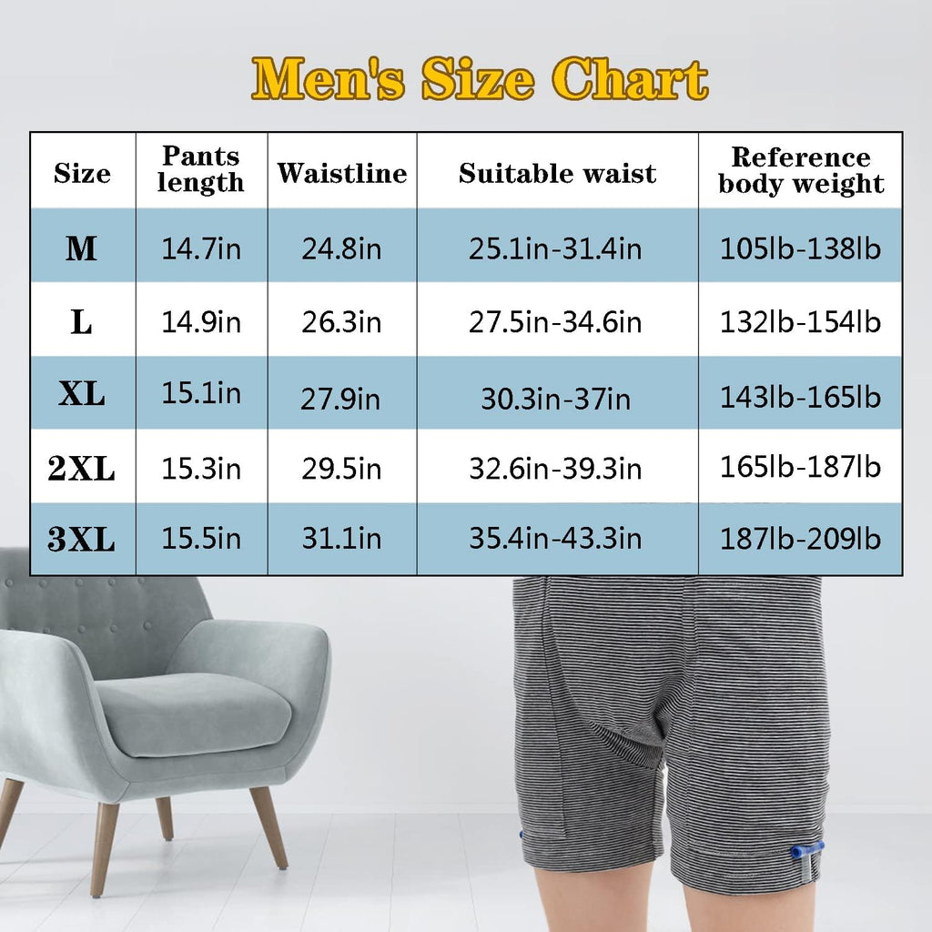 Urine Bag Pants, Incontinence Care Trousers Catheter Underwear for Elderly, Urinate Drainage Bag Pants Abdominal