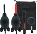 Lens Cleaning Kit Contains Rubber Rocket Air Blower Duster & Cleaning Pen | Equipped with air blowers and