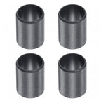 uxcell Sleeve Bearings 12mm Bore 14mm OD 20mm Length POM Wrapped Oilless Bushings Black 4pcs