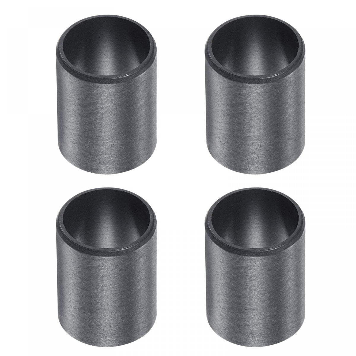 uxcell Sleeve Bearings 12mm Bore 14mm OD 20mm Length POM Wrapped Oilless Bushings Black 4pcs