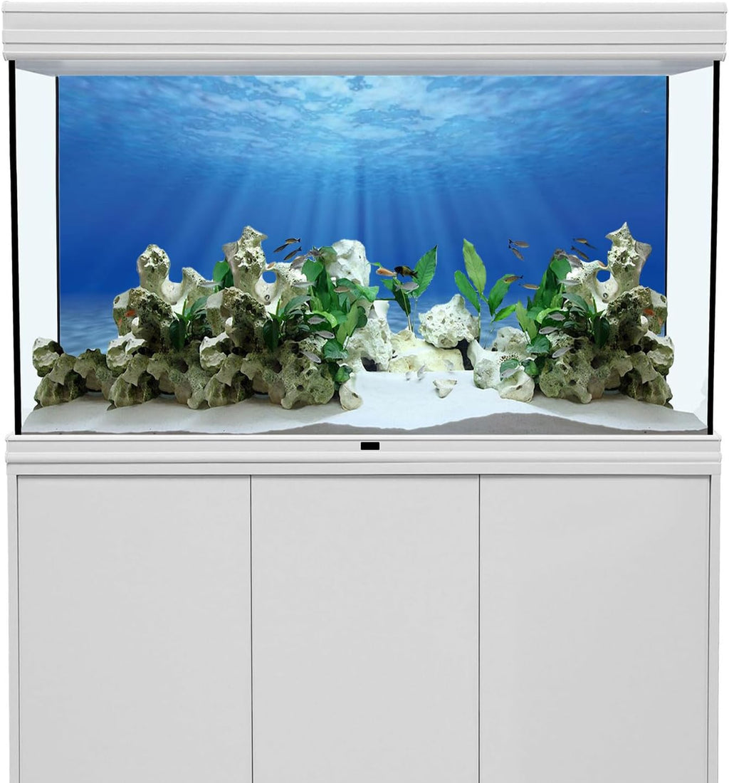 Undersea Aquarium Backdrop Sunshine Fish Tank Background 24x12 inches
