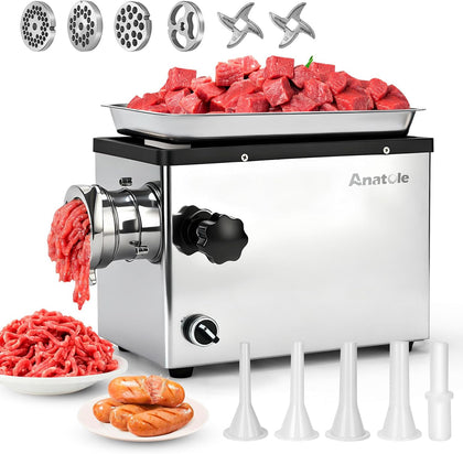 Electric Meat Grinder Commercial Bone Mincer Heavy Duty 1.3HP 950W
