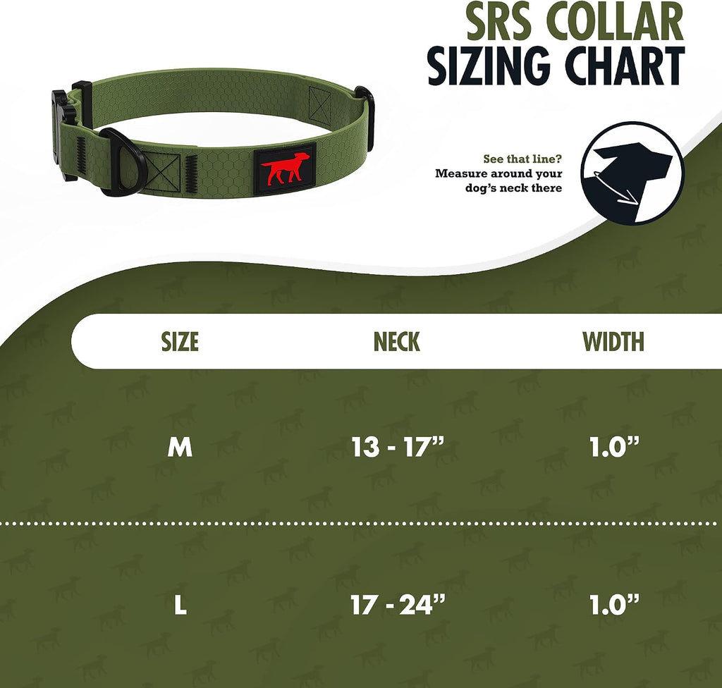 Waterproof Action Collar for Dogs | Heavy Duty Water Proof Dog Collar | Tear Proof & Odor Free | Rust-Proof Metal